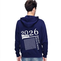 Leavers 2026 High School Recent Customized Student Names List School Graduation Stars & Stripes Hoodie